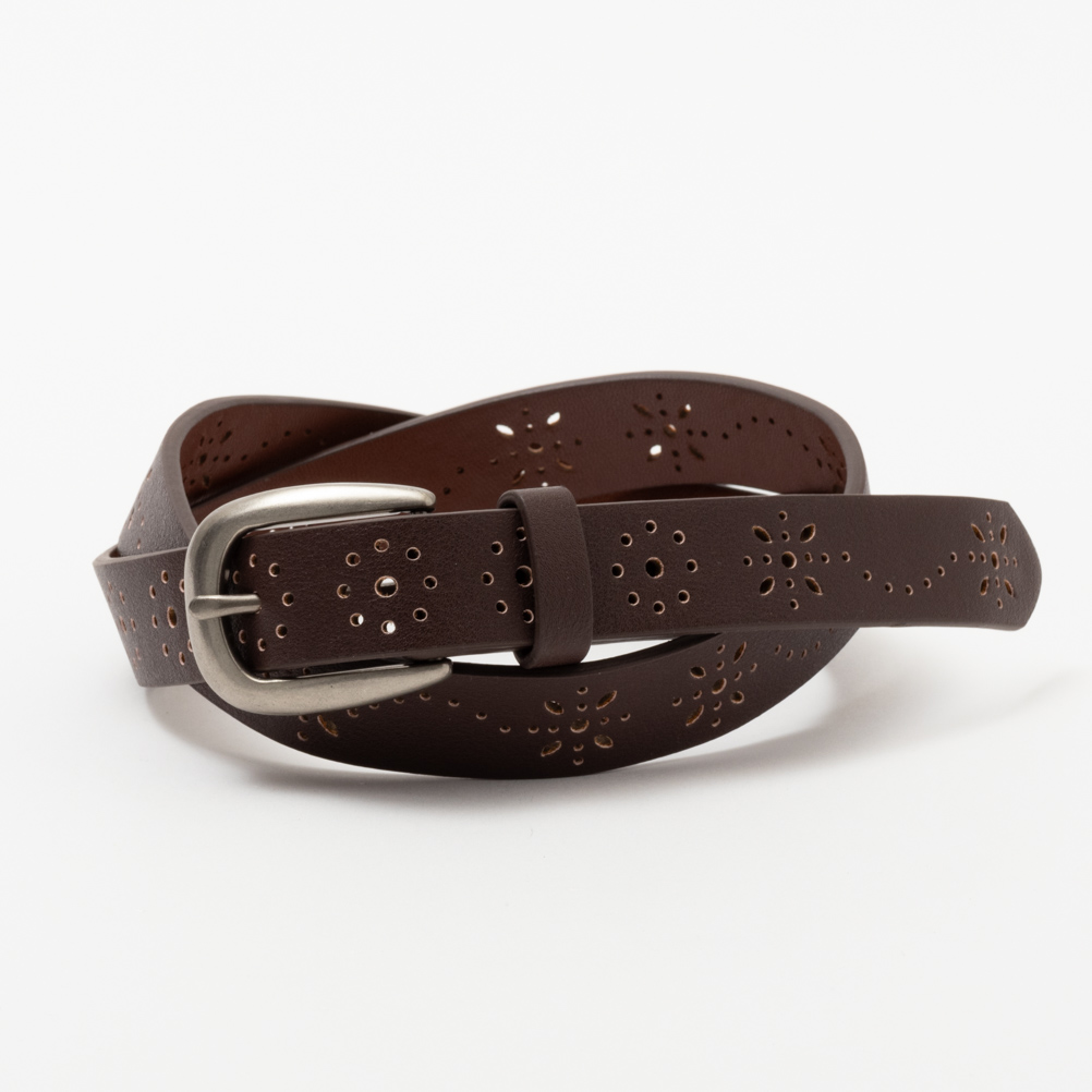 高級　ELEVENTY イレブンティ　レザーベルト　スエード　ベージュ系　細め Eleventy Suede Belt | Neutrals | FARFETCH