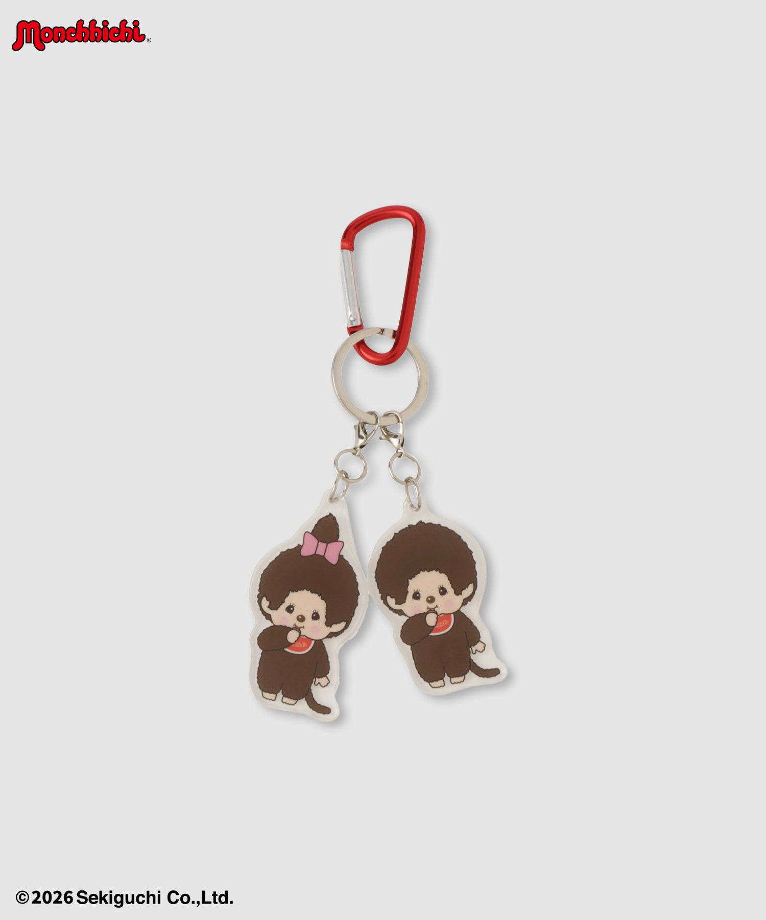 モンチッチ カラビナ キーホルダー アクリルチャーム アクキー