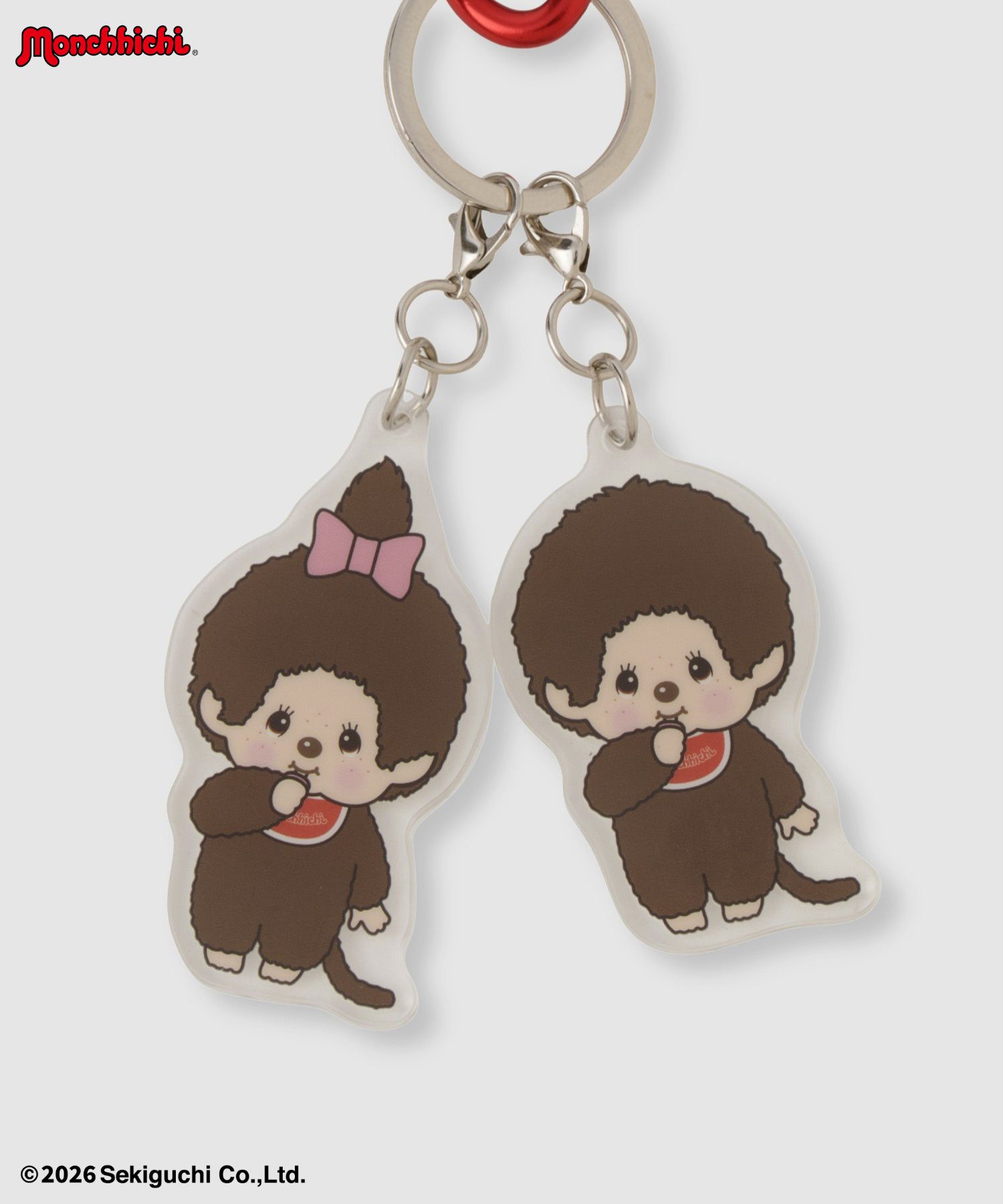 モンチッチ カラビナ キーホルダー アクリルチャーム アクキー