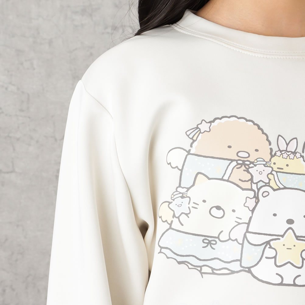 すみっコぐらし 長袖Tシャツ ロンT キッズ 子供 女の子 ガールズ