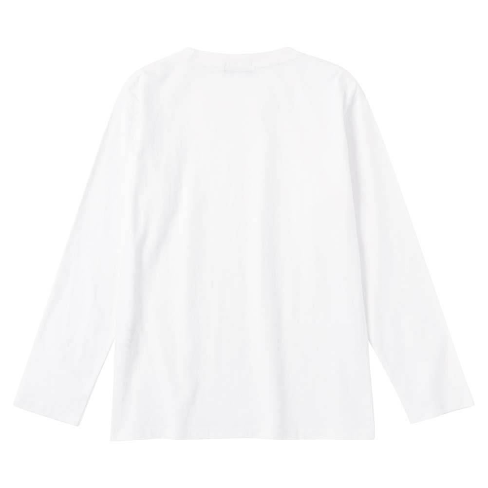 長袖Tシャツ キッズ ストレッチ 伸縮性 無地 カラバリ豊富 丸首 クルー