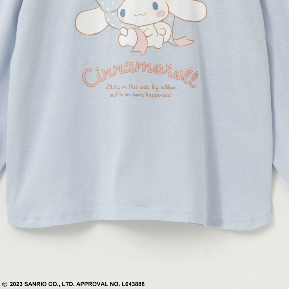 サンリオキャラクターズ シナモロール 長袖Tシャツ ロンT キッズ 子供