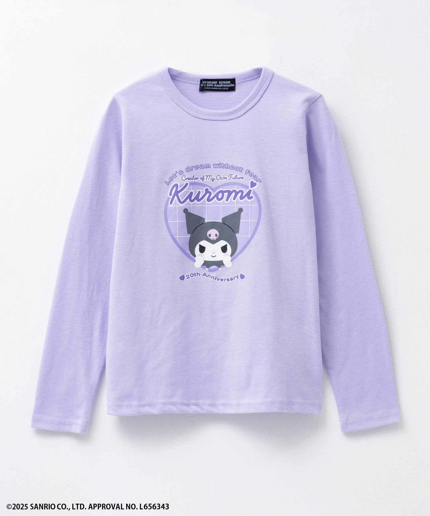サンリオキャラクターズ クロミ Tシャツ 子供服 女の子 キッズ 長袖 綿混 ロンT トップス ネコ...