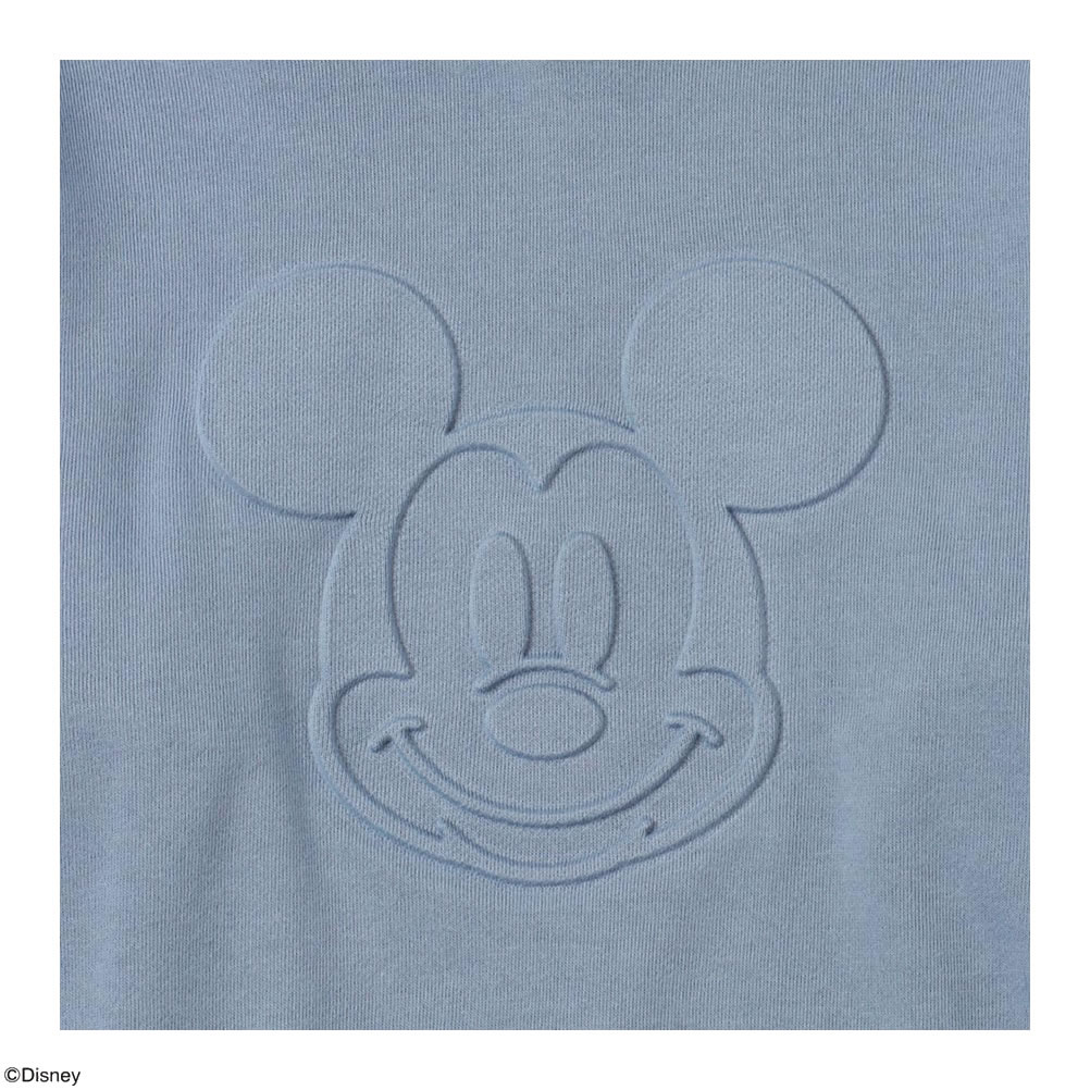 Disney ディズニー パーカー スウェット 裏毛 キッズ エンボス プリント キャラクター ユニセックス 袖口リブ ゆったり トップス  :03221300497:Mac-House(マックハウス) 通販 