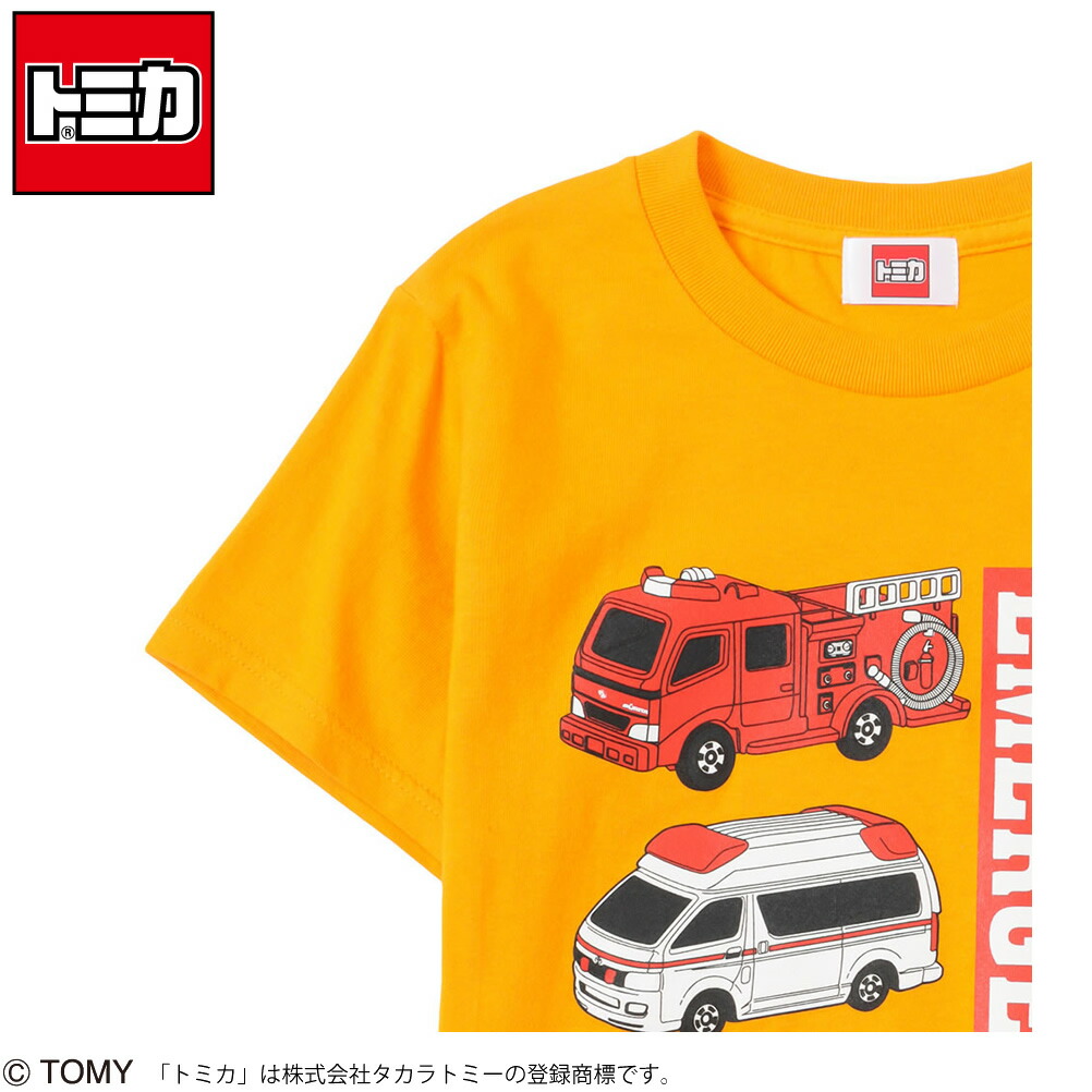 トミカ TOMICA 半袖Tシャツ キッズ 子供 男の子 ボーイズ 綿100