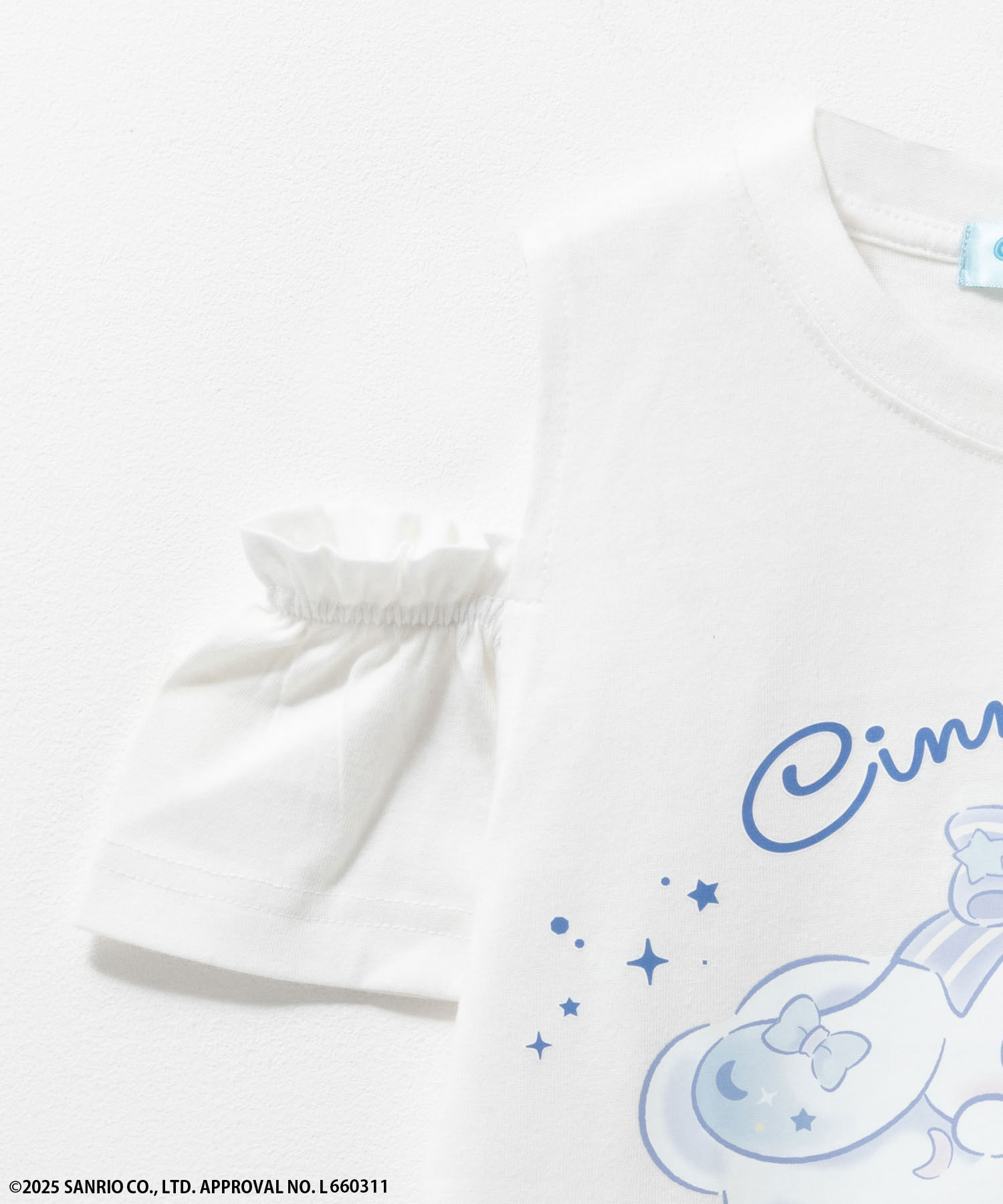 ☘️シナモロール襟付きTシャツ＆キュロットスカート、肩開きT