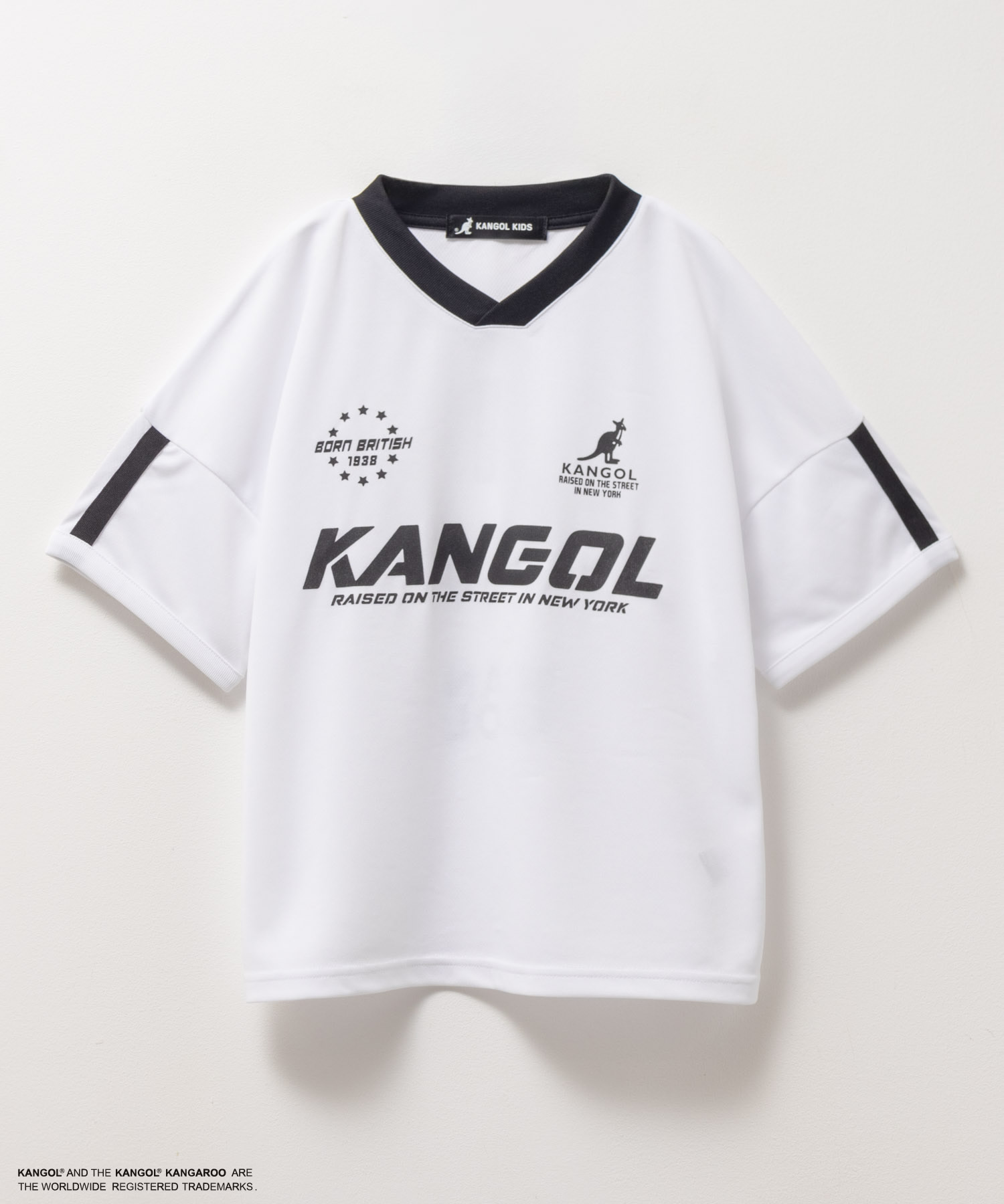 KANGOL カンゴール Tシャツ 子供服 男の子 女の子 キッズ 半袖 Vネック  