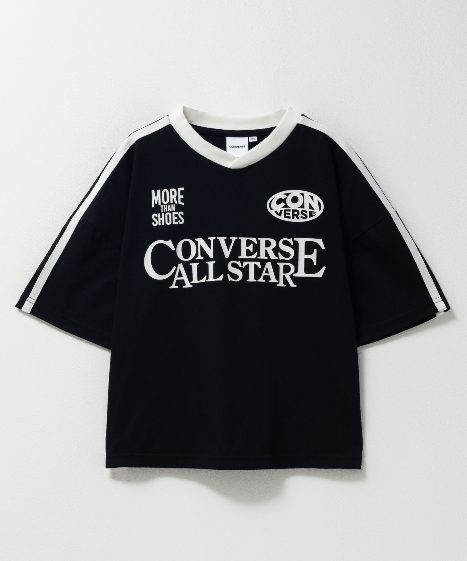 CONVERSE コンバース Tシャツ 子供服 男の子 女の子 キッズ 半袖 5分袖 Vネック トップス 爆買 | CONVERSE | 02