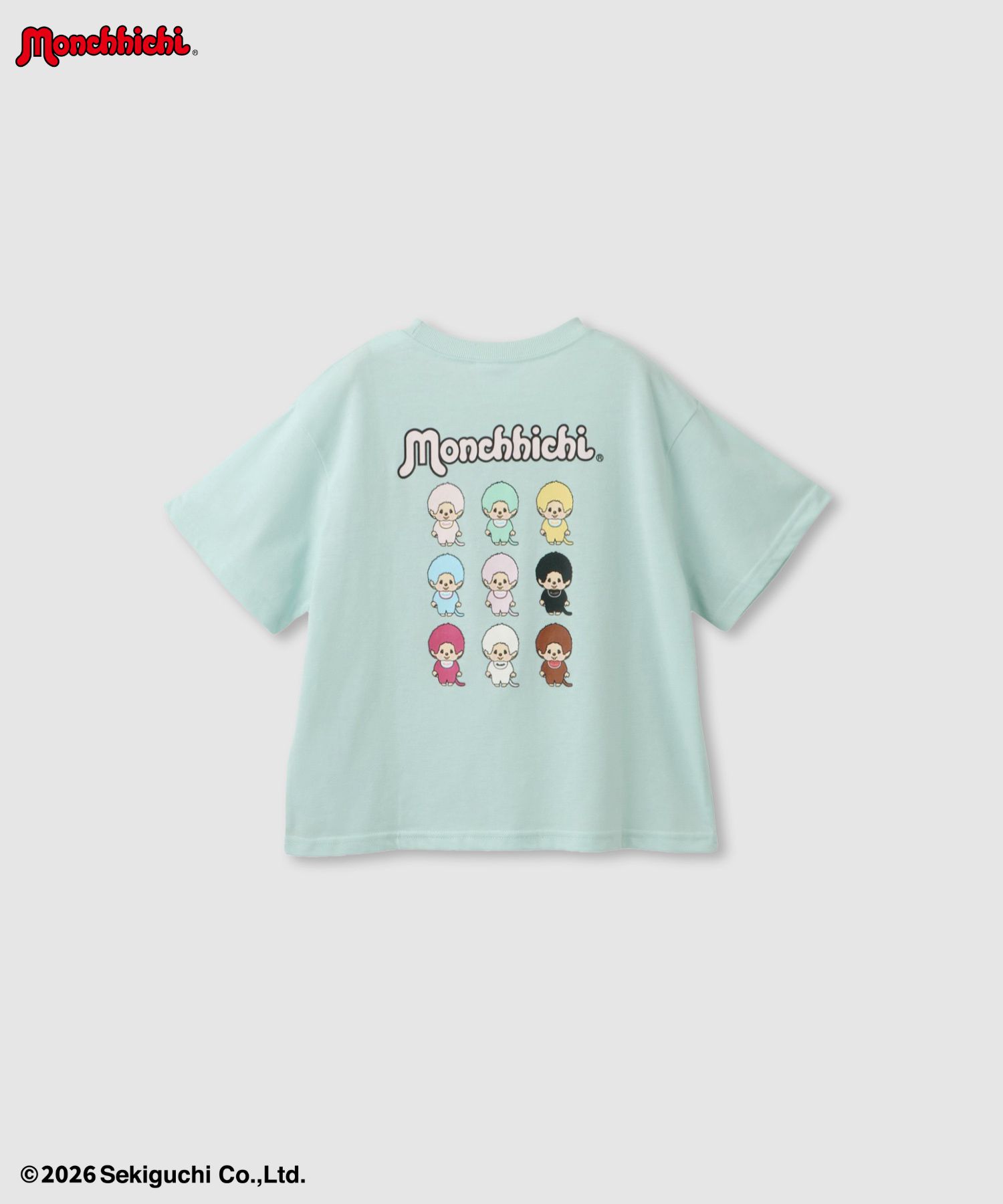 モンチッチ Tシャツ 子供服 女の子 キッズ 半袖 キャラクター 刺繍