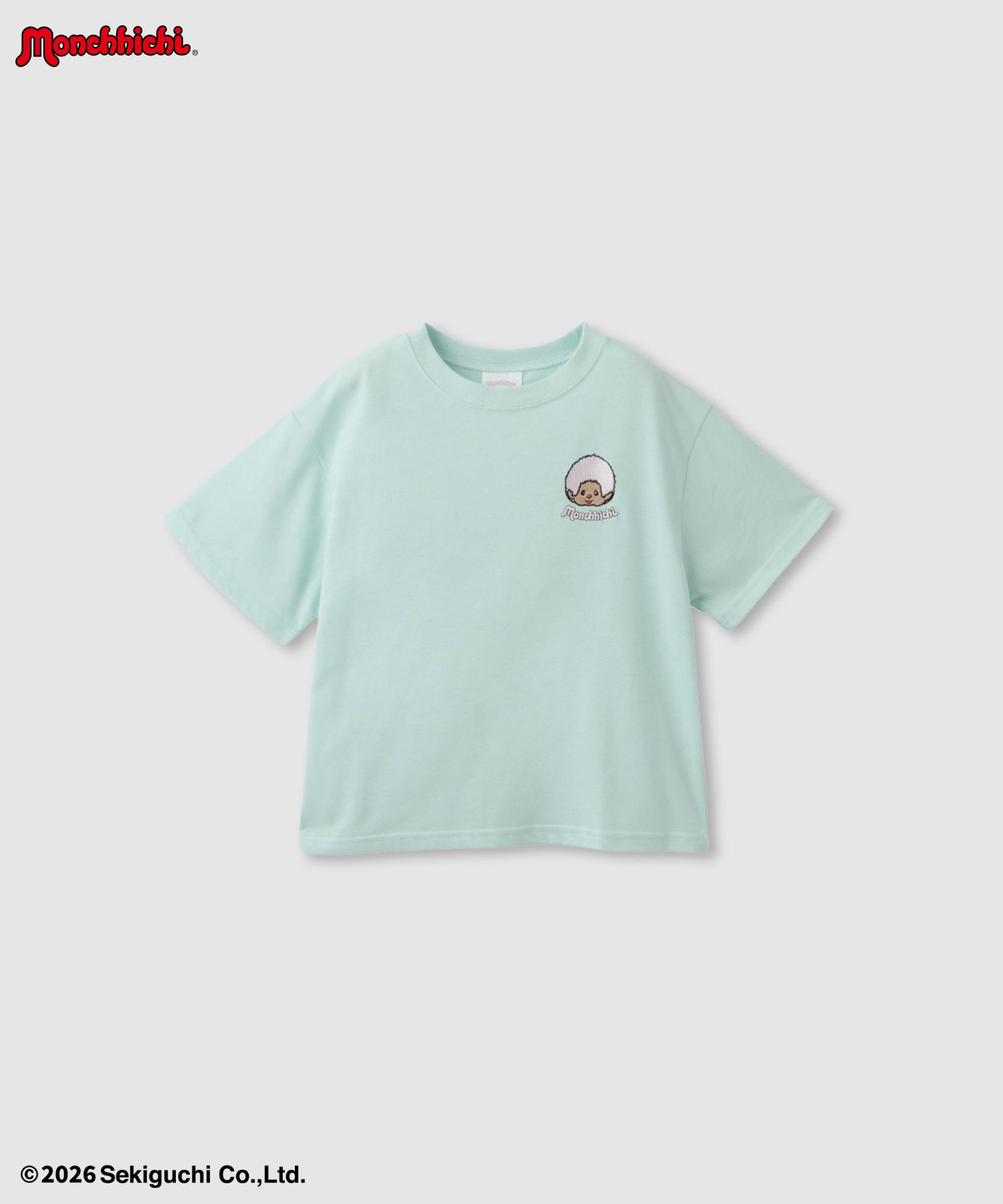 モンチッチ Tシャツ 子供服 女の子 キッズ 半袖 キャラクター 刺繍