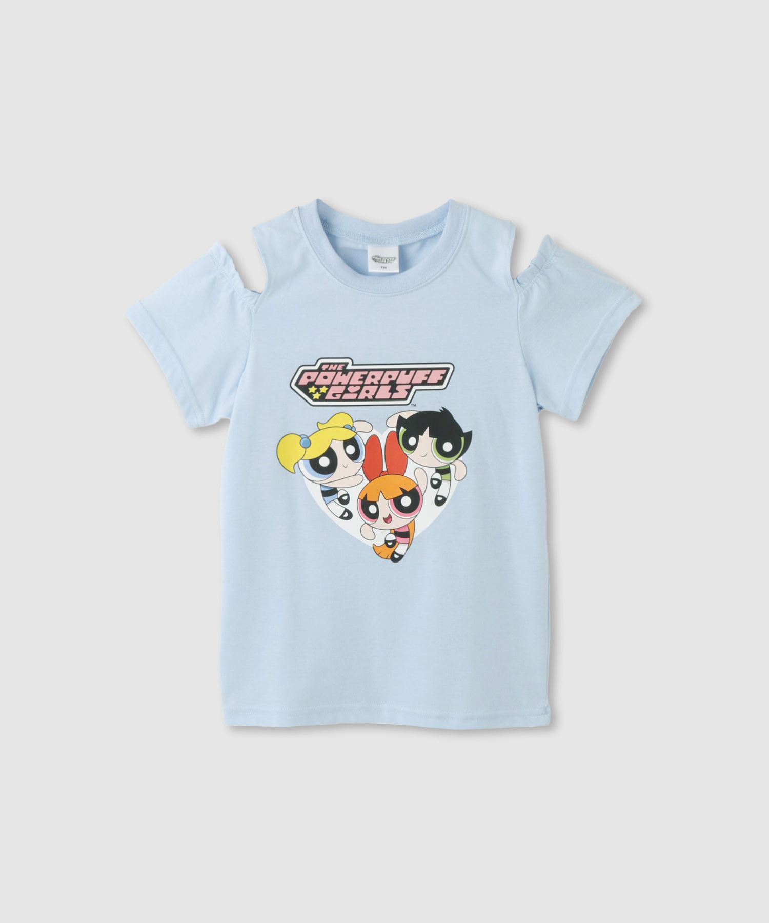 パワーパフ ガールズ Tシャツ 子供服 女の子 キッズ 半袖 肩あき 肩