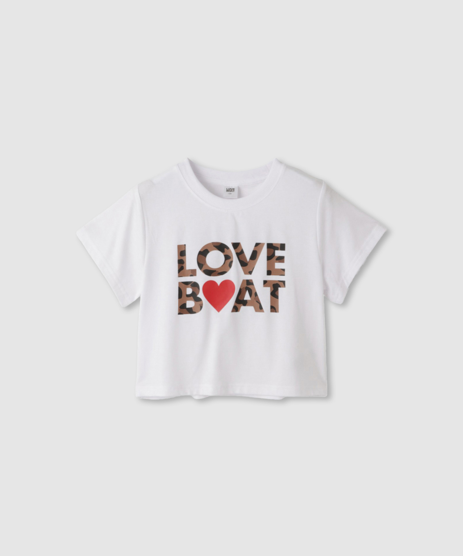 LOVE BOAT ラブボート Tシャツ 子供服 女の子 キッズ 半袖 レオパード