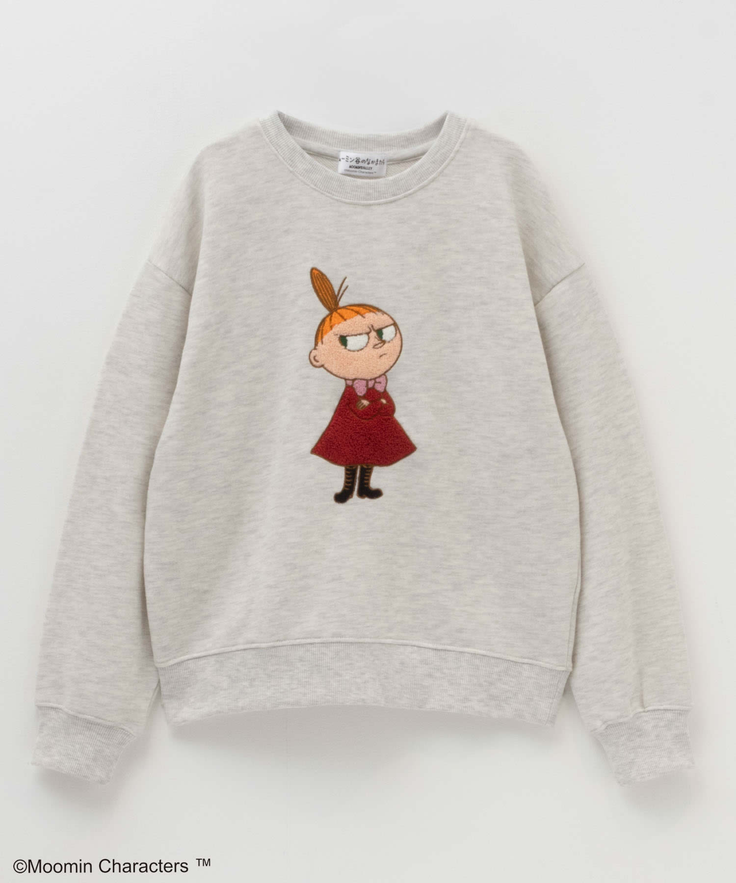 ムーミン谷のなかまたち リトルミイ 裏毛 トレーナー 子供服 女の子 キッズ 綿混 スウェット トッ...