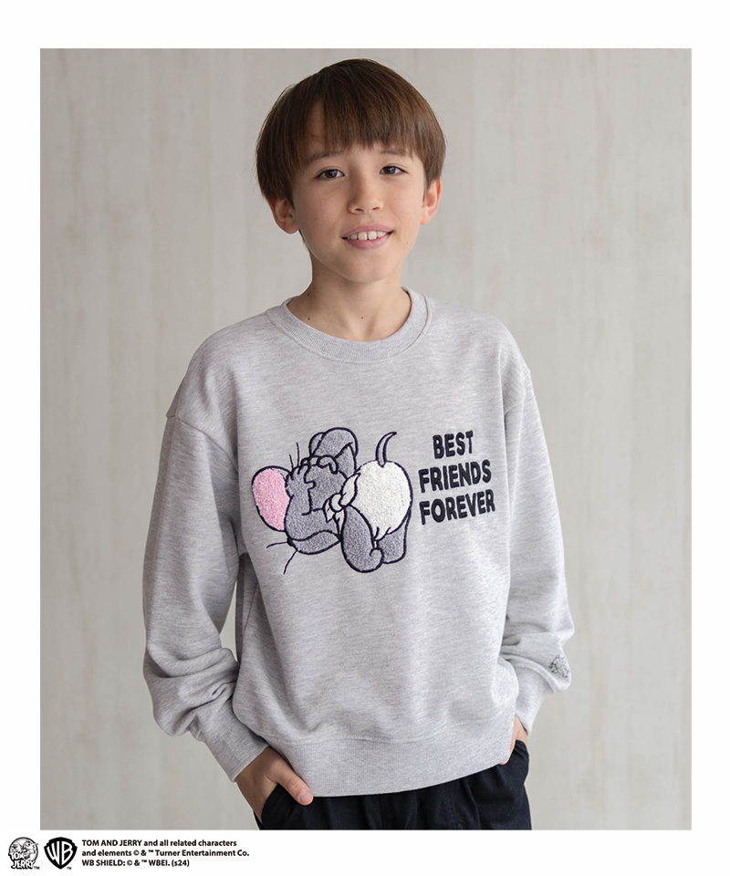 Tom and Jerry トムとジェリー 裏毛 トレーナー 子供服 男の子 キッズ
