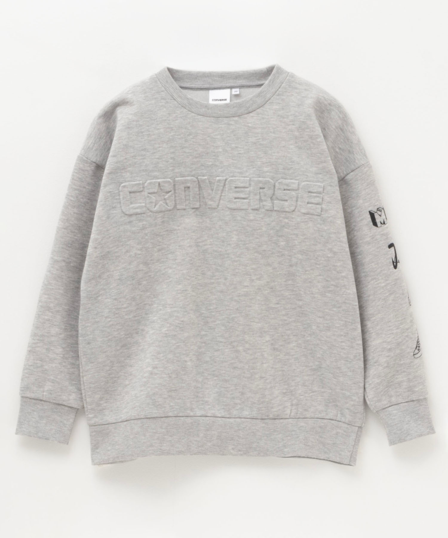 CONVERSE コンバース 裏起毛 トレーナー 子供服 男の子 キッズ スウェット プルオーバー トップス 爆買 | CONVERSE | 01