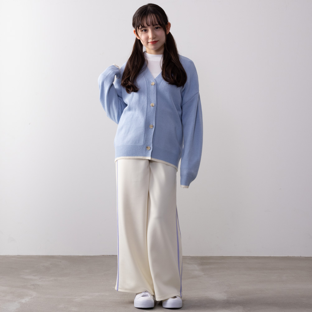 NAVY(ファッション) カーディガン 長袖Tシャツ アンサンブル NAVY(ファッション) カーディガン 長袖Tシャツ アンサンブル