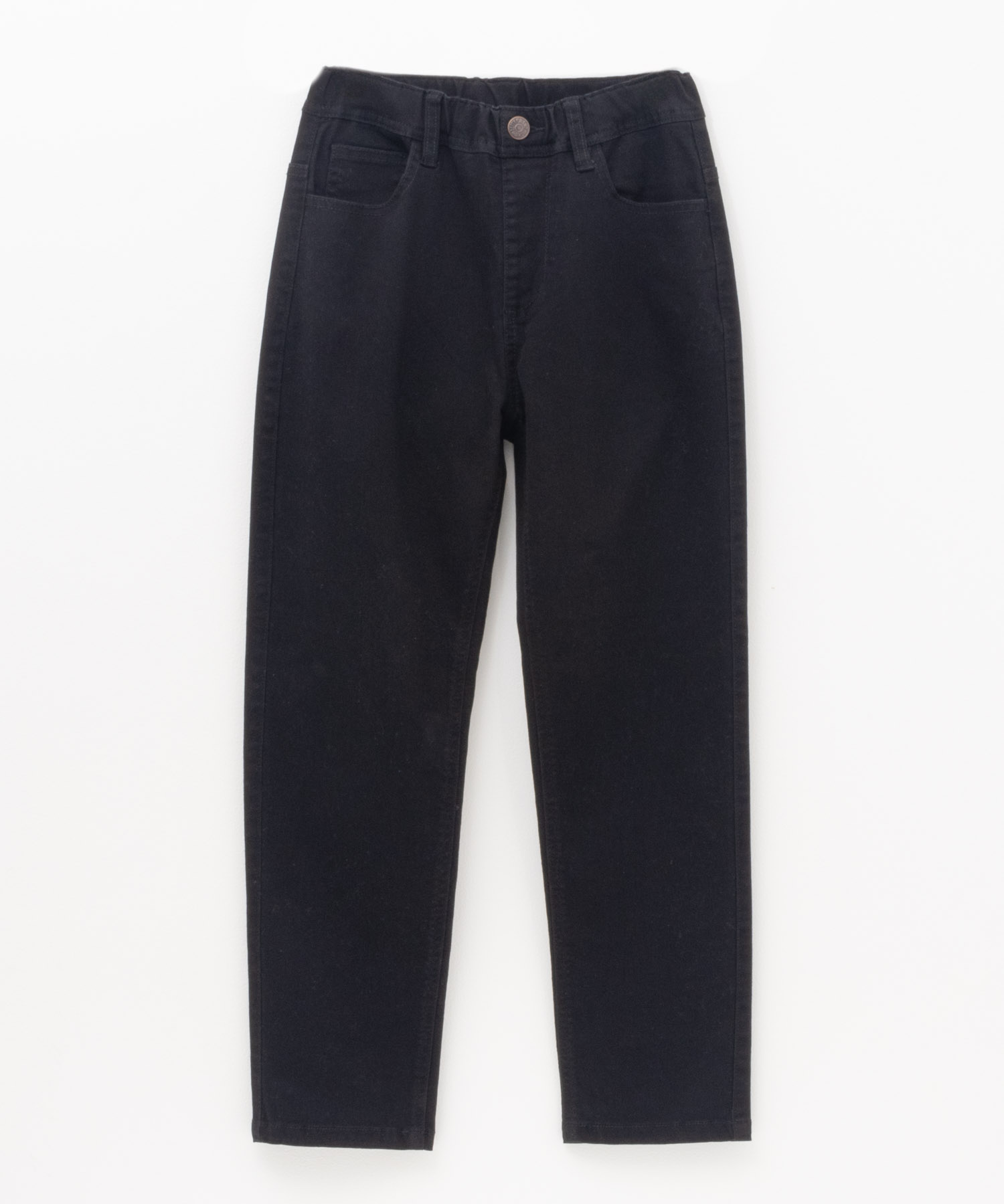 チノパンツ ストレッチパンツ キッズ 子供服 ストレート ロングパンツ 長ズボン ストレッチ ネーム...