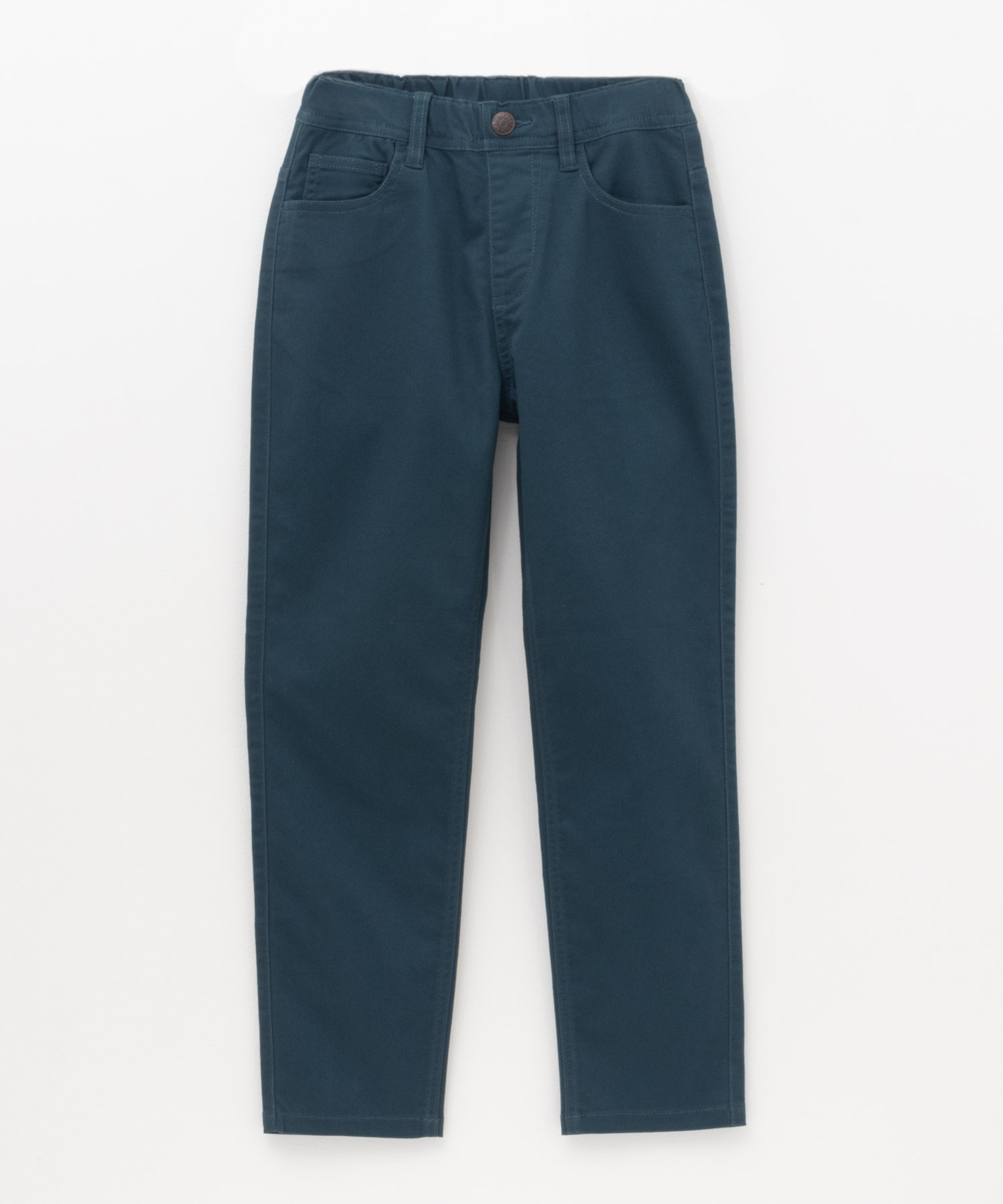 チノパンツ ストレッチパンツ キッズ 子供服 ストレート ロングパンツ 長ズボン ストレッチ ネーム...