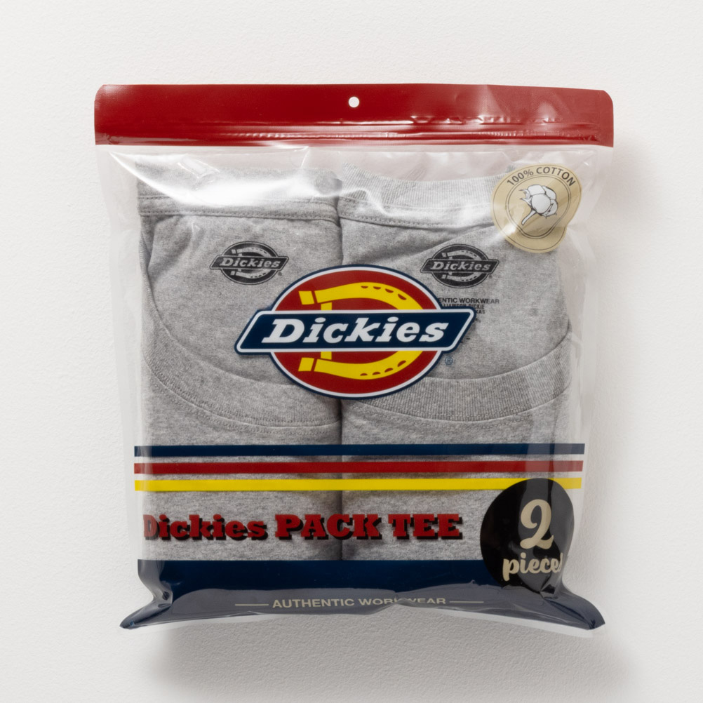 Dickies ディッキーズ Tシャツ 2枚入り メンズ 綿100％ コットン 半袖 アンダーシャツ インナー 下着 肌着｜machouse｜03