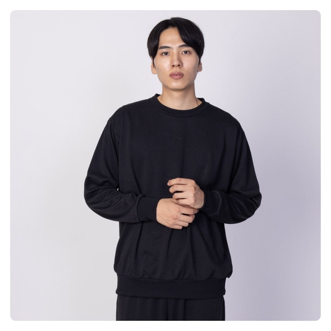 爆買いしたくなる NAVY(ファッション) スウェット 上下セット 無地 部屋着 服&ファッション小物