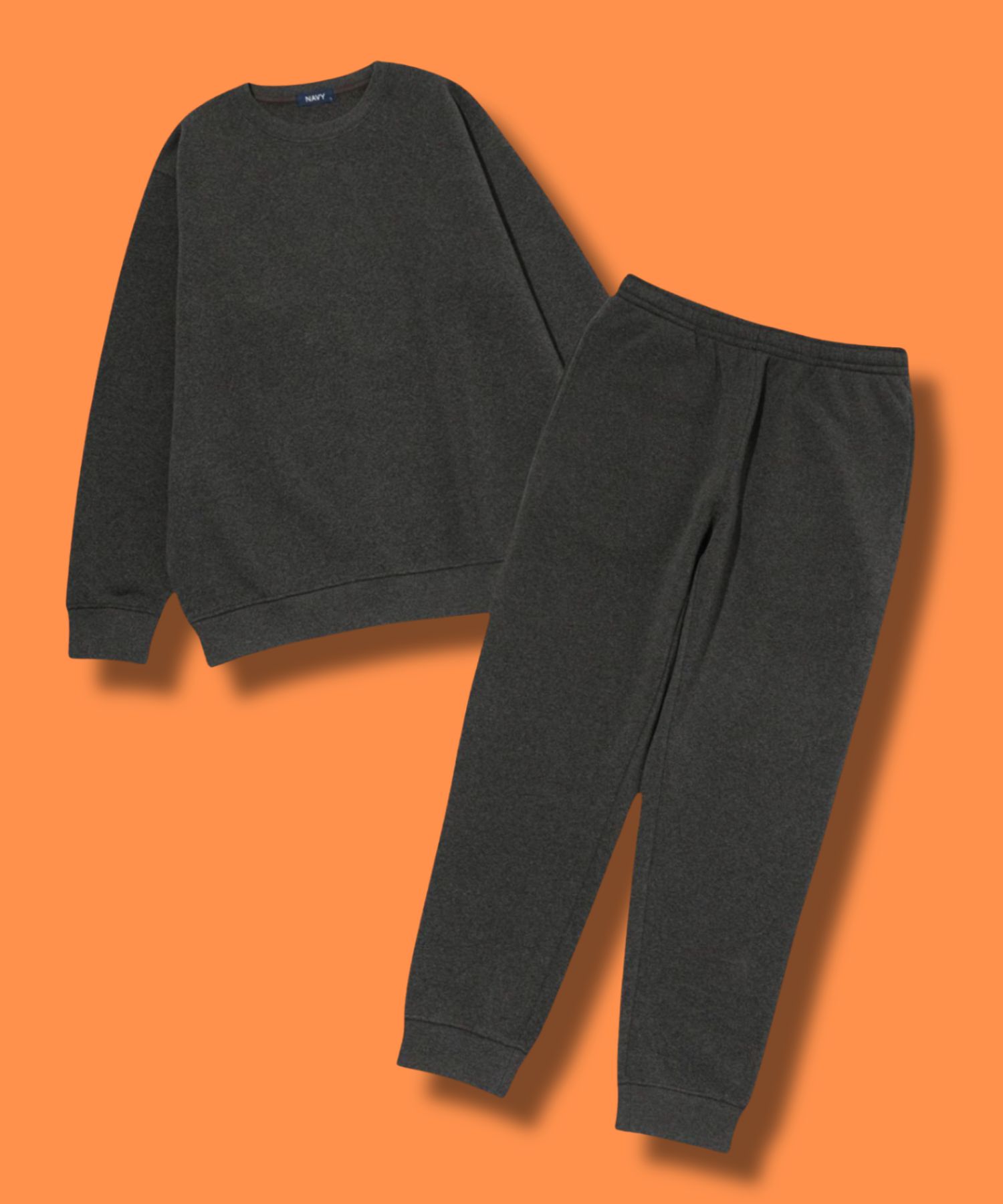 NAVY 裏起毛 ルームウェア 上下セット メンズ 暖かい 大きめ ゆったり