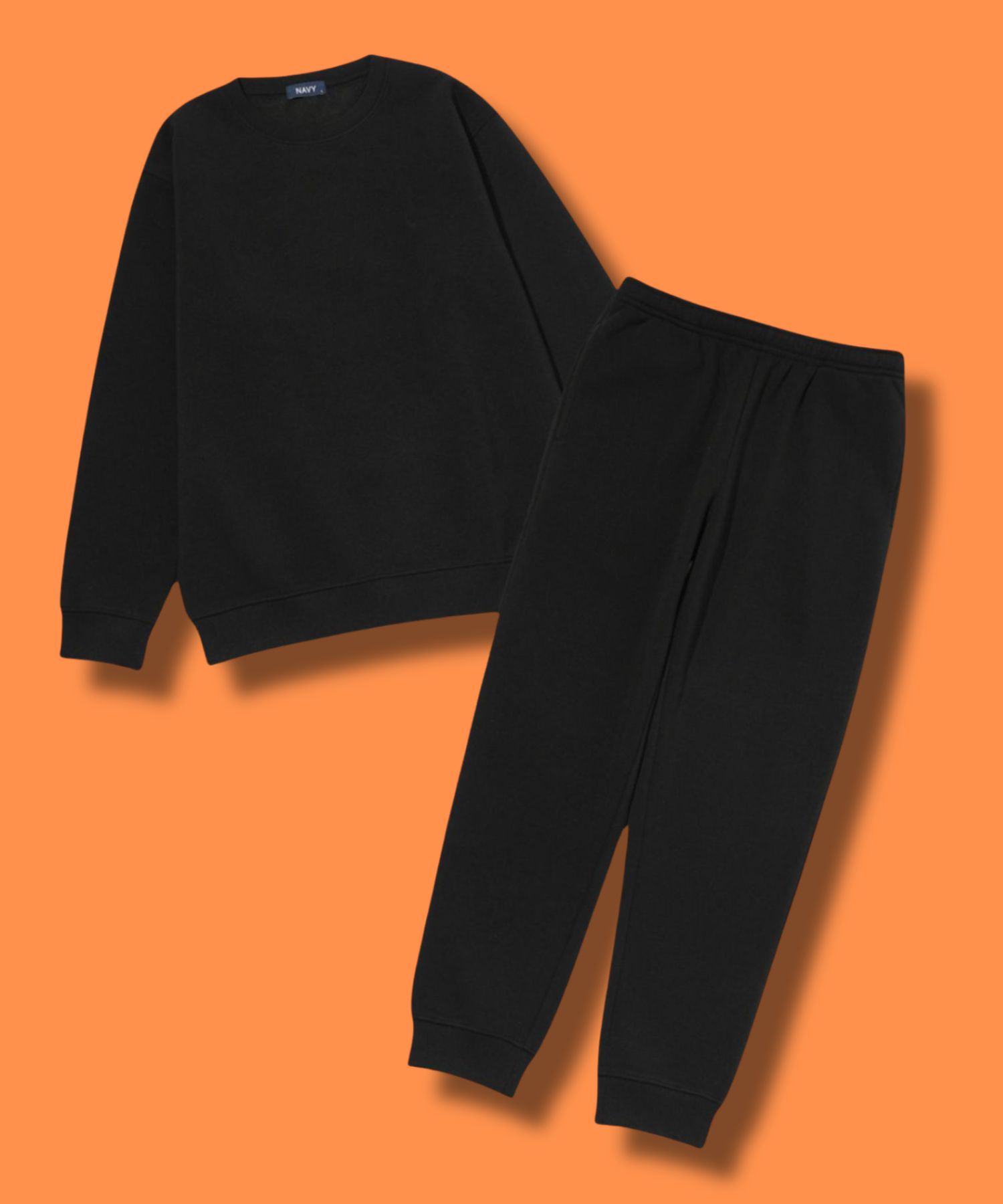 T-MAC 上下セット裏起毛 NAVY 裏起毛 ルームウェア 上下セット メンズ 暖かい 大きめ ゆったり