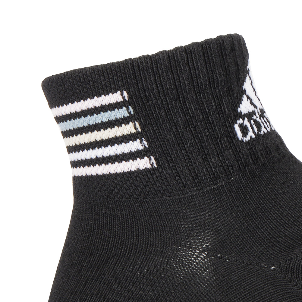 adidas アディダス 靴下 ソックス クォーター丈 3足セット キッズ ロゴ