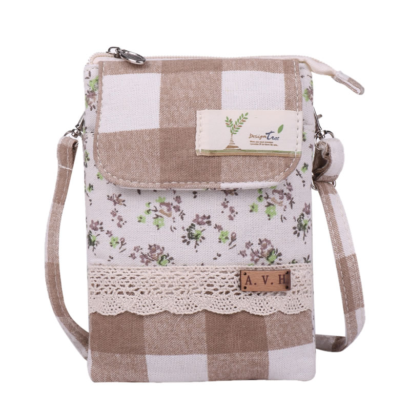 専用　smile flower 両面　スマホポーチ BONE Phone Bag CrossbodyBag HOR ホリゾンタル 水平 横開き