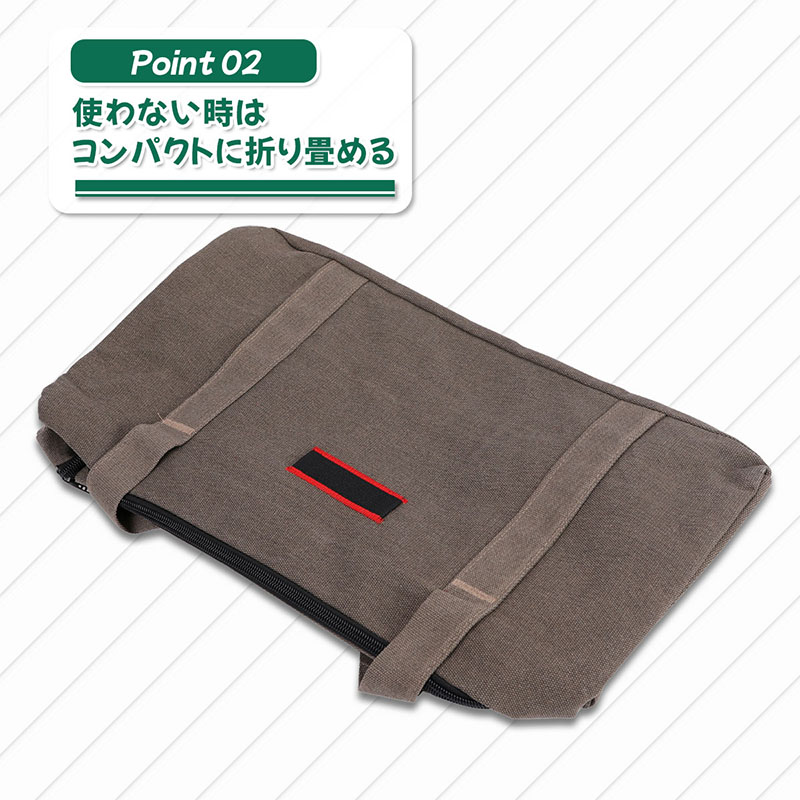帆布製アウトドアバッグ 【Mサイズ】 キャンプ 収納バッグ大容量