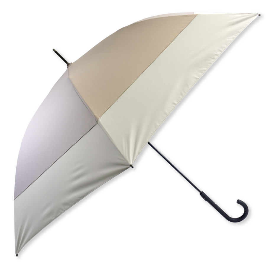 makez.(マケズ) 軽量スリム Aジャンプ 傘 長傘 無地/2本ライン/切替 軽量 完全遮光 日傘 遮光率100% 遮蔽率100% 晴雨兼用 撥水 紫外線カット UVカット | makez. | 08