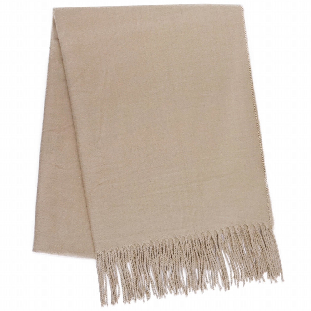 手洗いができる カシミヤタッチ無地ストール レディース ストール おしゃれ 新作 マフラー メンズ 大判 秋冬 FL008916 | macocca | 04