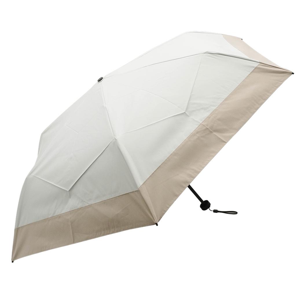 くるっと畳みやすい傘 CURUtto（クルット） 手開き 晴雨兼用 完全遮光 日傘  折りたたみ傘 無地/切替  遮光率100% 遮蔽率100% 撥水 親骨50cm | macocca | 05