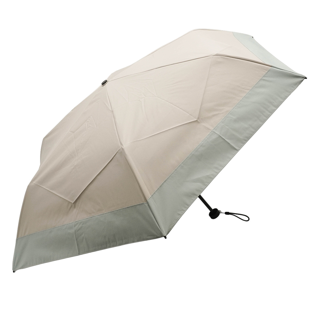 くるっと畳みやすい傘 CURUtto（クルット） 手開き 晴雨兼用 完全遮光 日傘  折りたたみ傘 無地/切替  遮光率100% 遮蔽率100% 撥水 親骨50cm | macocca | 06