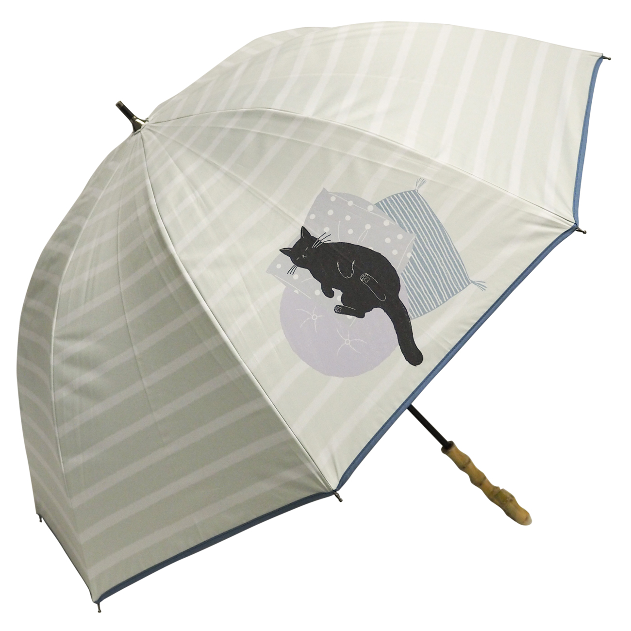 macocca（マコッカ） 日傘 完全遮光 ショート傘 親骨50cm おやすみねこ