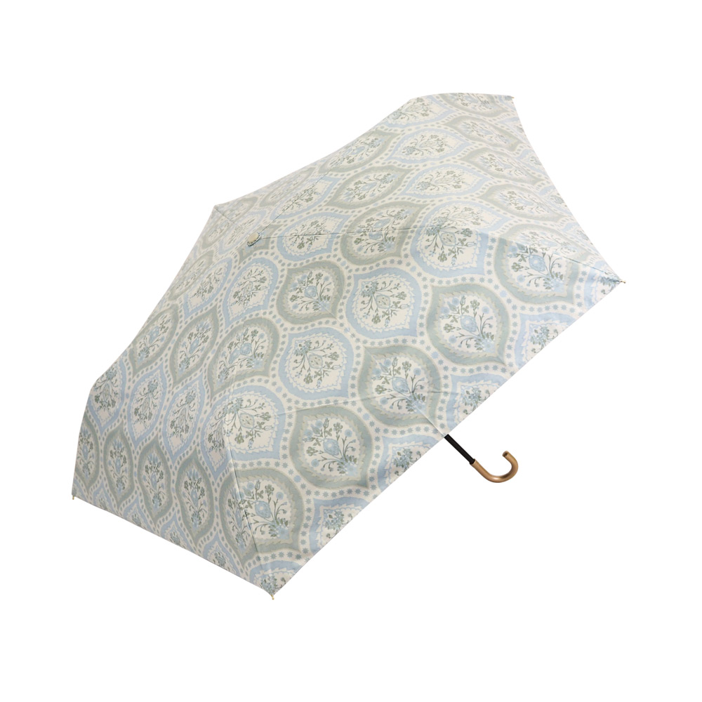 完全遮光 日傘 晴雨兼用 折りたたみ傘 軽量 ペイズリー柄 ダマスク柄遮光率100% UV遮蔽率100% Paraffi(パラフィ) グラフィックシリーズ | macocca | 02