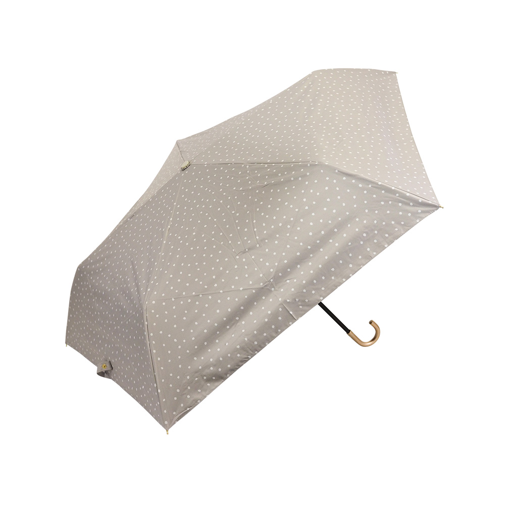 完全遮光 日傘 晴雨兼用 折りたたみ傘 軽量 ドット柄遮光率100% UV遮蔽率100% 撥水加工 紫外線カット Paraffi(パラフィ) グラフィックシリーズ | macocca | 01