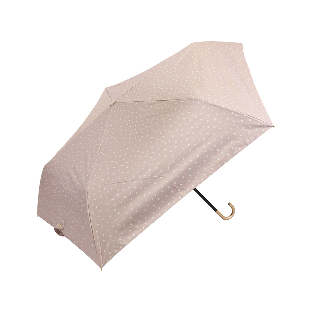 完全遮光 日傘 晴雨兼用 折りたたみ傘 軽量 ドット柄遮光率100% UV遮蔽率100% 撥水加工 紫外線カット Paraffi(パラフィ) グラフィックシリーズ | macocca | 03