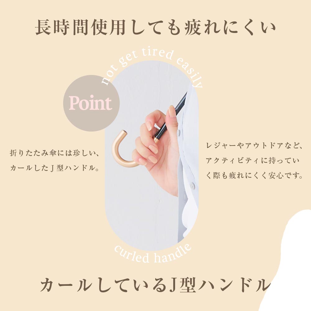 完全遮光 日傘 晴雨兼用 折りたたみ傘 軽量 ドット柄遮光率100% UV遮蔽率100% 撥水加工 紫外線カット Paraffi(パラフィ) グラフィックシリーズ | macocca | 07