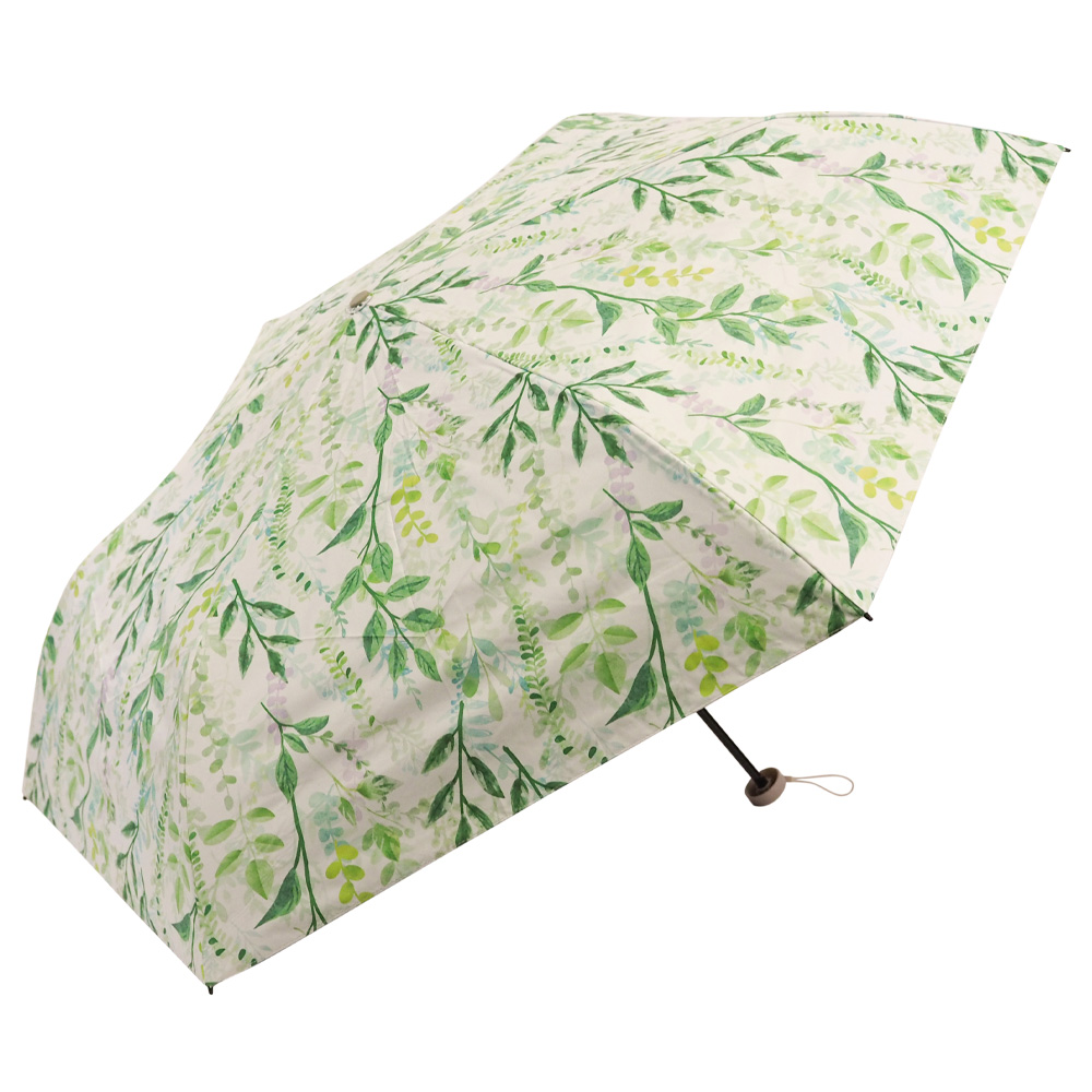 軽量 完全遮光 日傘  折りたたみ傘 uchimizu(ウチミズ) オーナメント柄/ダマスク柄/リーフ柄/ドットフラワー柄  遮光率100% 遮蔽率100% 晴雨兼用 撥水 50cm | macocca | 06
