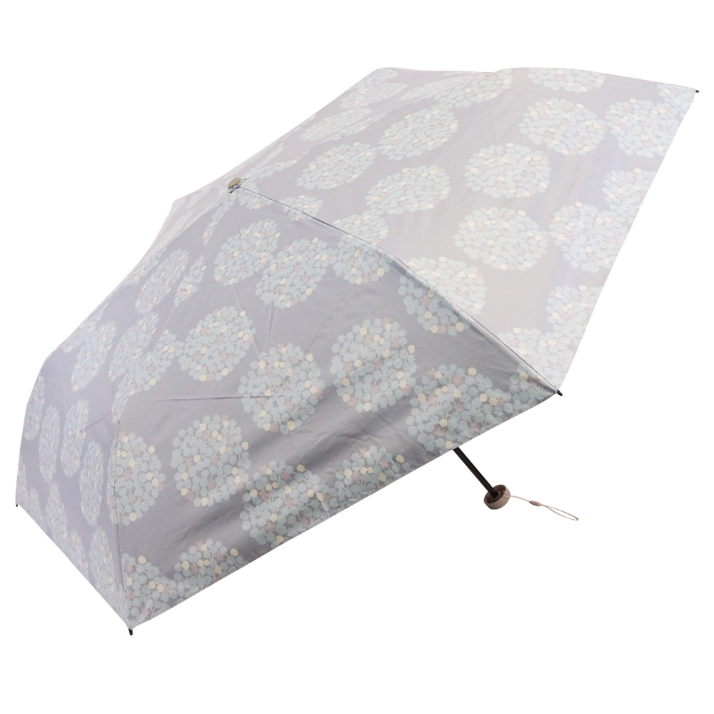 軽量 完全遮光 日傘  折りたたみ傘 uchimizu(ウチミズ) オーナメント柄/ダマスク柄/リーフ柄/ドットフラワー柄  遮光率100% 遮蔽率100% 晴雨兼用 撥水 50cm | macocca | 07