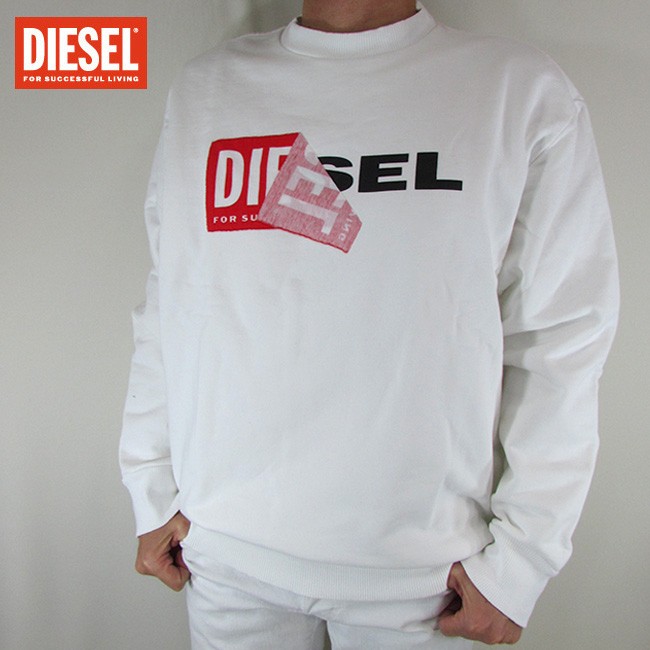 ディーゼル DIESEL メンズ プルオーバー スウェット トレーナー S-SAMY FELPA / 100 / ホワイト 白 サイズ：XL  :key-20190210-074-079:madoricci - 通販 - Yahoo!ショッピング