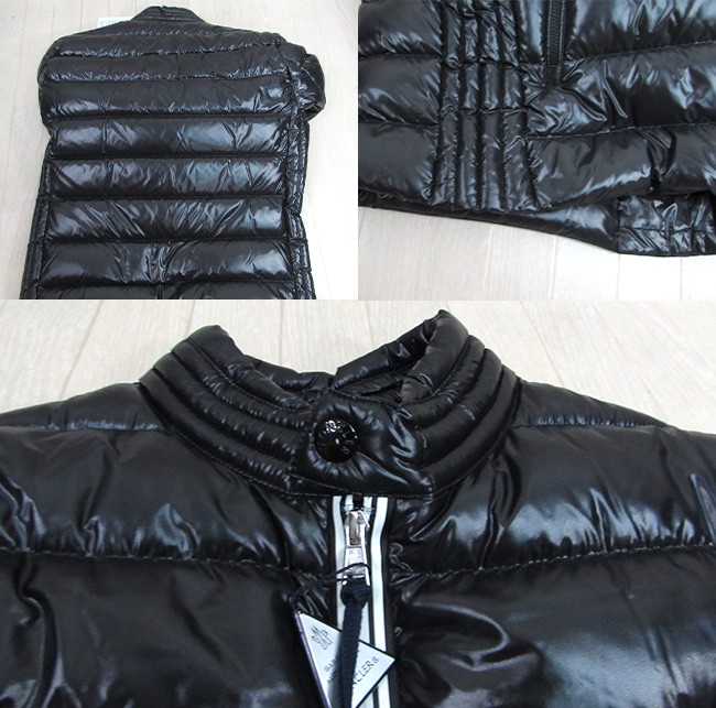 モンクレール MONCLER メンズ ダウンジャケット ライトダウン CAROUX GIUBBOTTO 1A58100 68950 / 999 /  ブラック 黒 サイズ：1/2/3