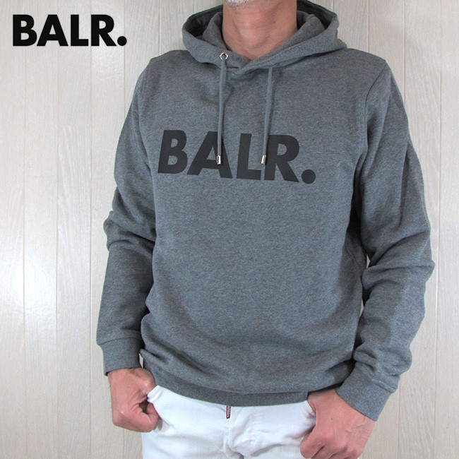 再入荷 Balr パーカー ボーラー Brand Straight Hoodie B グレー サイズs 在庫限りセール Ugs Ed Ao