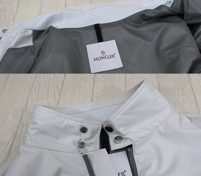 モンクレール MONCLER メンズ ナイロンブルゾン VERTE GIUBBOTO4011200 549FP / 215 / ホワイト 白 サイズ:2〜6