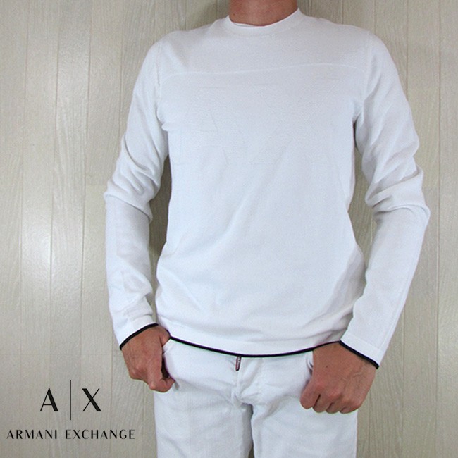 アルマーニエクスチェンジ A/X Armani Exchange メンズ クルーネック