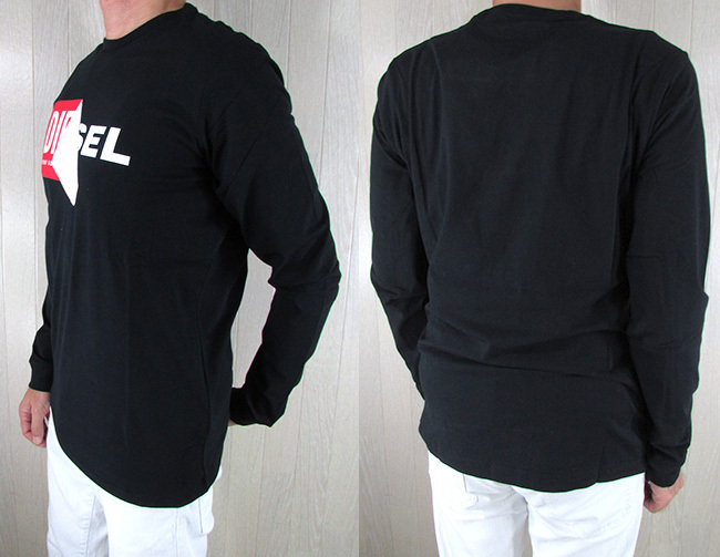  ディーゼル DIESEL 長袖カットソー ロングTシャツ 