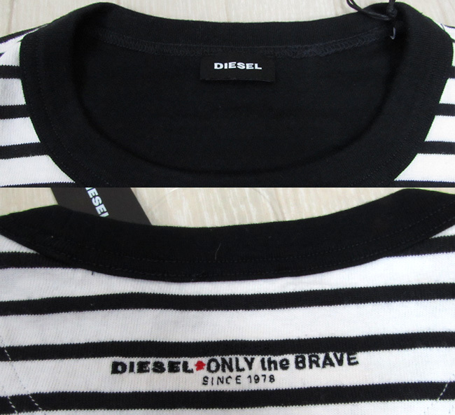 ディーゼル DIESEL メンズ Tシャツ 半袖 カットソー T-WALLACE-STRIPE 