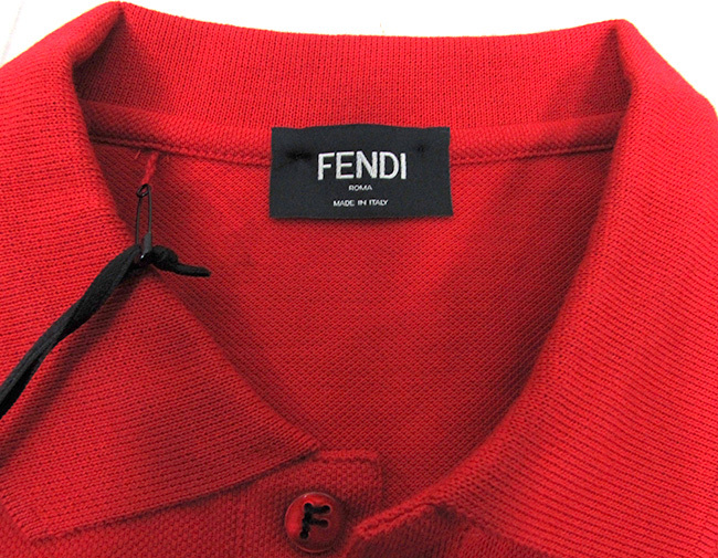 フェンディ FENDI メンズ ポロシャツ 半袖 POLO BUGS EYES PIQUET