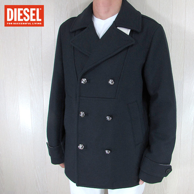ディーゼル DIESEL メンズ コート ピーコート ジャケット Pコート W-BANFI/81E/ネイビー サイズ：L/XL