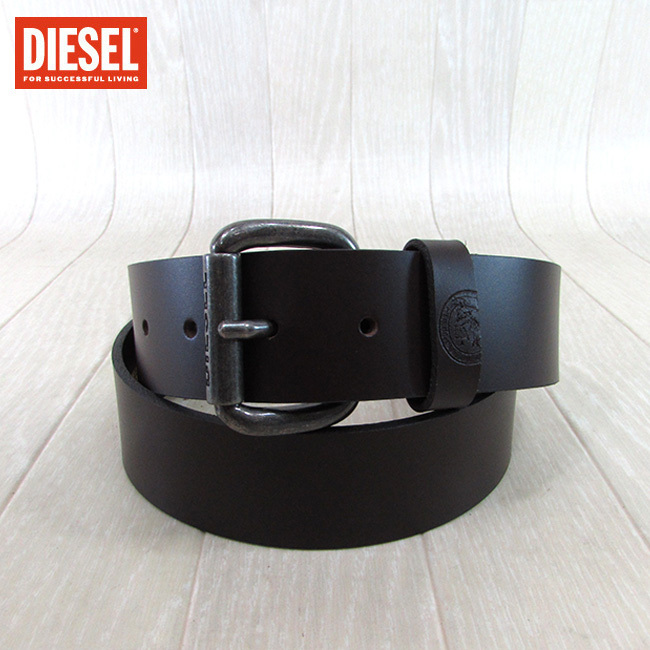 ディーゼル DIESEL ベルト メンズ レザーベルト X05113 PR404/H5795/ブラウン サイズ：85/90/95/100/105